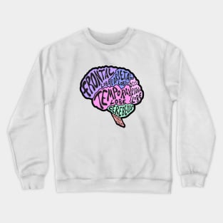 Anatomical brain Crewneck Sweatshirt